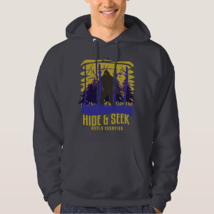 Bigfoot-Verstecken-Meister Sasquatch Gläubiger Hoodie