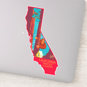 Bigfoot versteckt sich im Sequoia National Park 19 Aufkleber