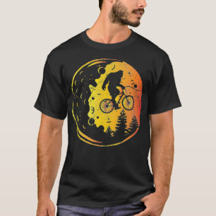 Bigfoot Vollmond Lustiges Fahrrad Sasquatch Männer T-Shirt