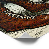 Bigfoot Vs Yeti, Boxmatch, A.I Comic Art Poster (Ecke)
