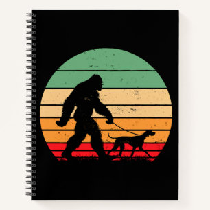 Bigfoot Walking Deutscher Kurzhaariger Vorstehhund Notizblock
