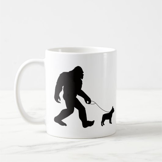 Bigfoot Walking French Bulldog Kaffeetasse (Links)