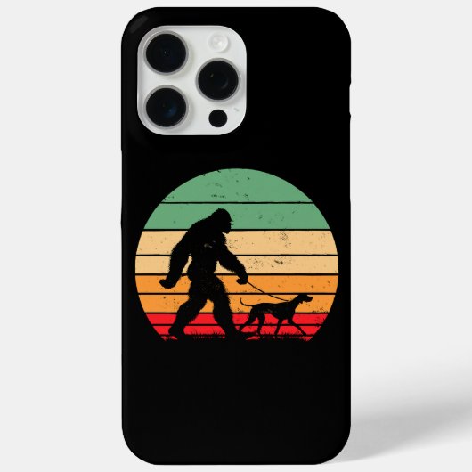 Bigfoot Walking German Kurzhaar Pointer Dog Vin Case-Mate iPhone Hülle (Rückseite)