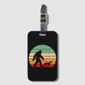 Bigfoot Walking German Kurzhaar Pointer Dog Vin Gepäckanhänger (Vorderseite Vertikal)