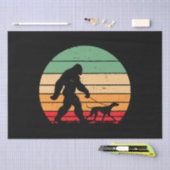 Bigfoot Walking German Kurzhaar Pointer Dog Vin Seidenpapier (Handwerk)