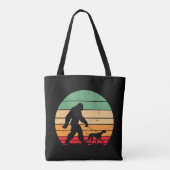 Bigfoot Walking German Kurzhaar Pointer Dog Vin Tasche (Rückseite)