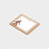 Bigfoot Walking Sasquatch Fun Bigfooter Notes Post-it Klebezettel (angewinkelt)