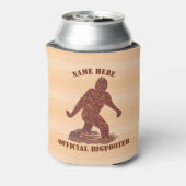 Bigfoot Walking Sasquatch Man Höhle Eine kalte Dosenkühler (Kanne Rückseite)