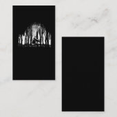 Bigfoot Walking Yeti Forest Sasquatsch Visitenkarte (Vorne/Hinten)