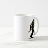 Bigfoot Walleye Hunting Angler Sasquatch Walleye F Kaffeetasse (VorderseiteRechts)