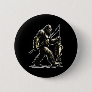 Bigfoot Walleye Jagd Angler Sasquatch Walleye F Button