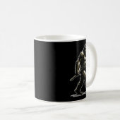 Bigfoot Walleye Jagd Angler Sasquatch Walleye F Kaffeetasse (VorderseiteRechts)