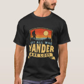 Bigfoot Wanderer Retro Camping Design T-Shirt (Vorderseite)
