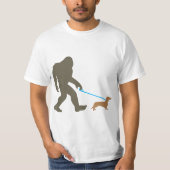 Bigfoot Wandern Dackel Sasquatch Dackel Dog Gesche T-Shirt (Vorderseite)