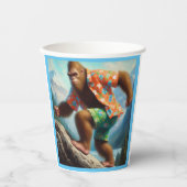 Bigfoot Wandern Pappbecher (Vorderseite)