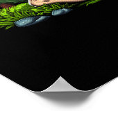 Bigfoot Wandern Poster (Ecke)