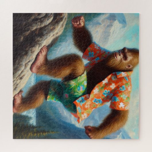 Bigfoot Wandern Puzzle (Horizontal)