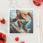 Bigfoot Wandern Serviette (Beispiel)