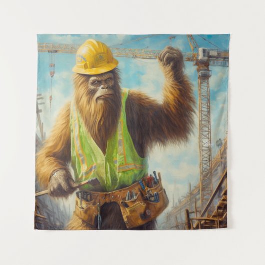 Bigfoot Wandteppich (Vorderseite)