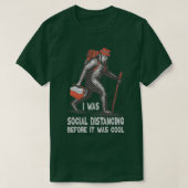 Bigfoot war ich sozial distanziert, bevor es Cool T-Shirt (Design vorne)