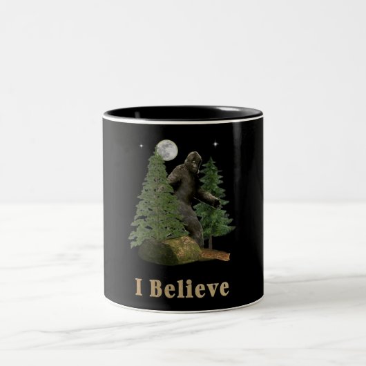 Bigfoot-Ware Zweifarbige Tasse (Mittel)