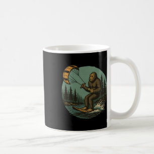 Bigfoot Wasser-Paragliding Vintage Lustig Sasquatc Kaffeetasse
