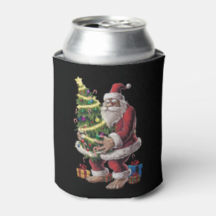 Bigfoot-Weihnachtsbaumlichter Weihnachten Sasquatc Dosenkühler