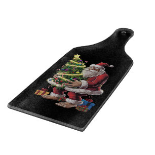 Bigfoot-Weihnachtsbaumlichter Weihnachten Sasquatc Schneidebrett
