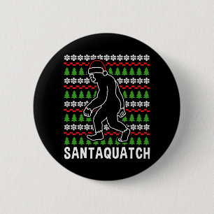 Bigfoot-Weihnachtshemd Button