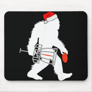 Bigfoot Weihnachtsmann Disc Golf Weihnachten Disc Mousepad
