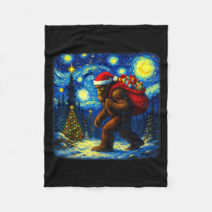 Bigfoot Weihnachtsmann Weihnachts- Sternennacht Sa Fleecedecke