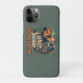 Bigfoot Wildness Junkie Retro-Design Case-Mate iPhone Hülle (Rückseite)