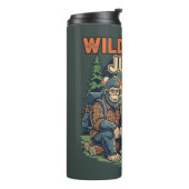 Bigfoot Wildness Junkie Retro-Design Thermosbecher (Nach links gedreht)