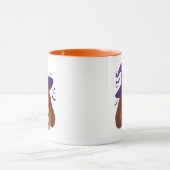 Bigfoot Witch with Pumpkin Halloween Tasse (Zentrum)