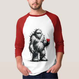 Bigfoot With a Heart T-Shirt