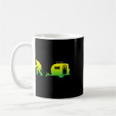 Bigfoot Wohnmobil Camping Sasquatch Campervan G Kaffeetasse (Links)