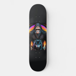 Bigfoot Wolf farbiges Portal Skateboard