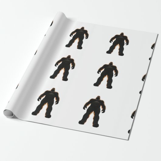 Bigfoot Wrapping Paper Geschenkpapier (Ungerollt)