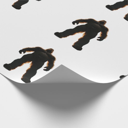 Bigfoot Wrapping Paper Geschenkpapier (Ecke)