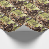 Bigfoot Wrapping Paper | Sasquatch Geschenkpapier (Ecke)