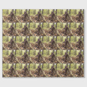 Bigfoot Wrapping Paper | Sasquatch Geschenkpapier (Flach)