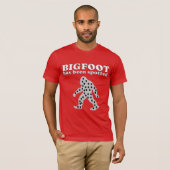 Bigfoot wurde gepunktet T-Shirt (Vorne ganz)