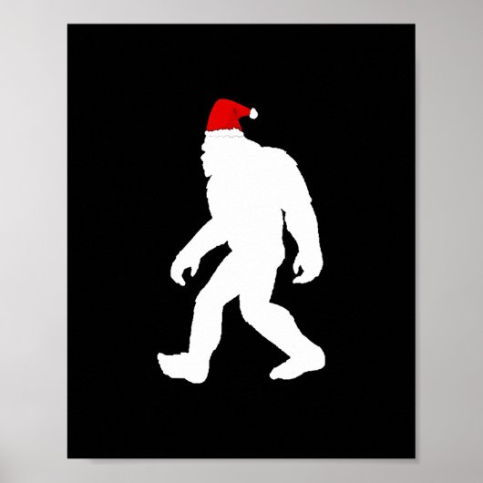 bigfoot yeti sasquatch hässliche Weihnachtspulli Poster (Vorne)