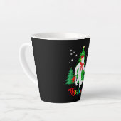 Bigfoot Yeti Sasquatch Weihnachten Glaube Weihnach Milchtasse (Linke Ecke)
