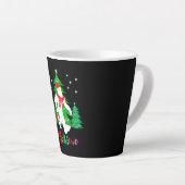 Bigfoot Yeti Sasquatch Weihnachten Glaube Weihnach Milchtasse (Rechte Ecke)
