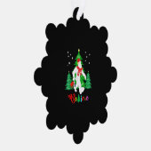 Bigfoot Yeti Sasquatch Weihnachten Glaube Weihnach Ornament Karte (Rechts)