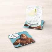 Bigfoot zu ermutigen ist an dich zu glauben getränkeuntersetzer (Rechte Seite)