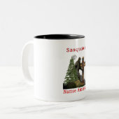 Bigfoot Zweifarbige Tasse (Vorderseite Links)