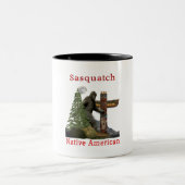 Bigfoot Zweifarbige Tasse (Mittel)