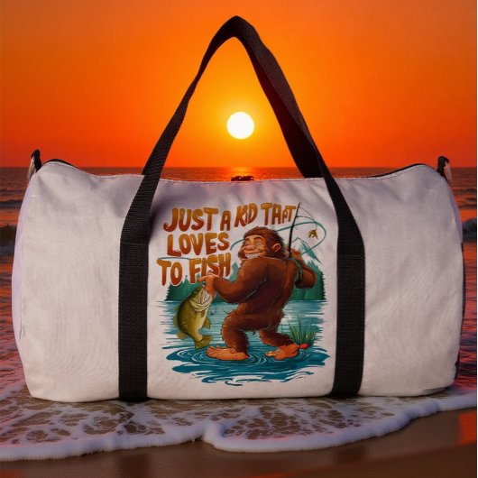 Bigfoots Catch of the Day Duffle Bag